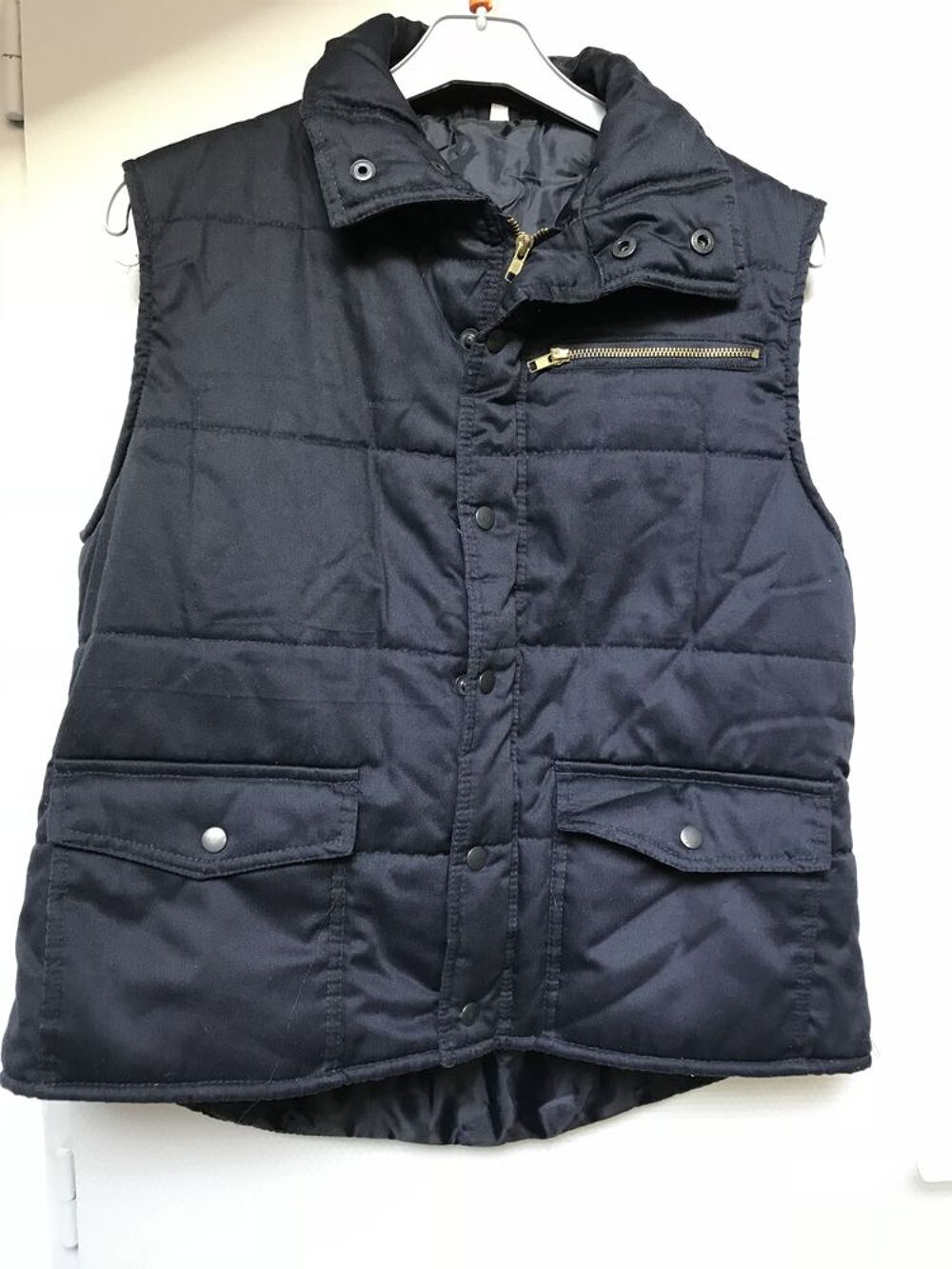 SUR-VESTE SANS MANCHE BLEU MARINE Taille S Vêtements