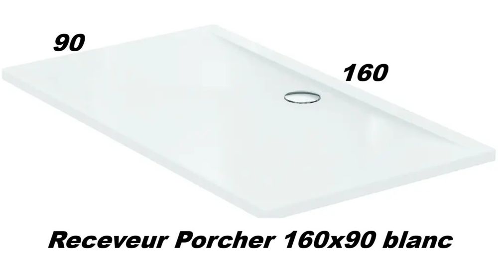 Receveur de douche 160x90 blanc Bricolage