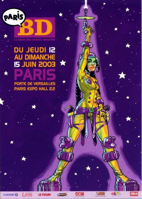 Carte Philippe BUCHET : Sillage - salon des univers dessinés 4 Argenteuil (95)