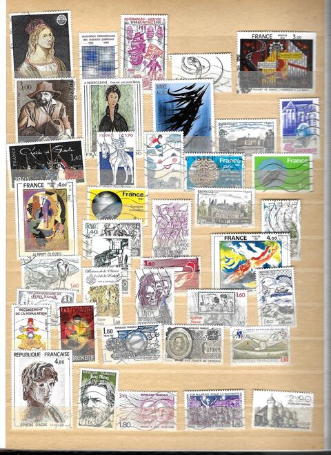 Collection de Timbres oblitérés de FRANCE 0 Mulhouse (68)