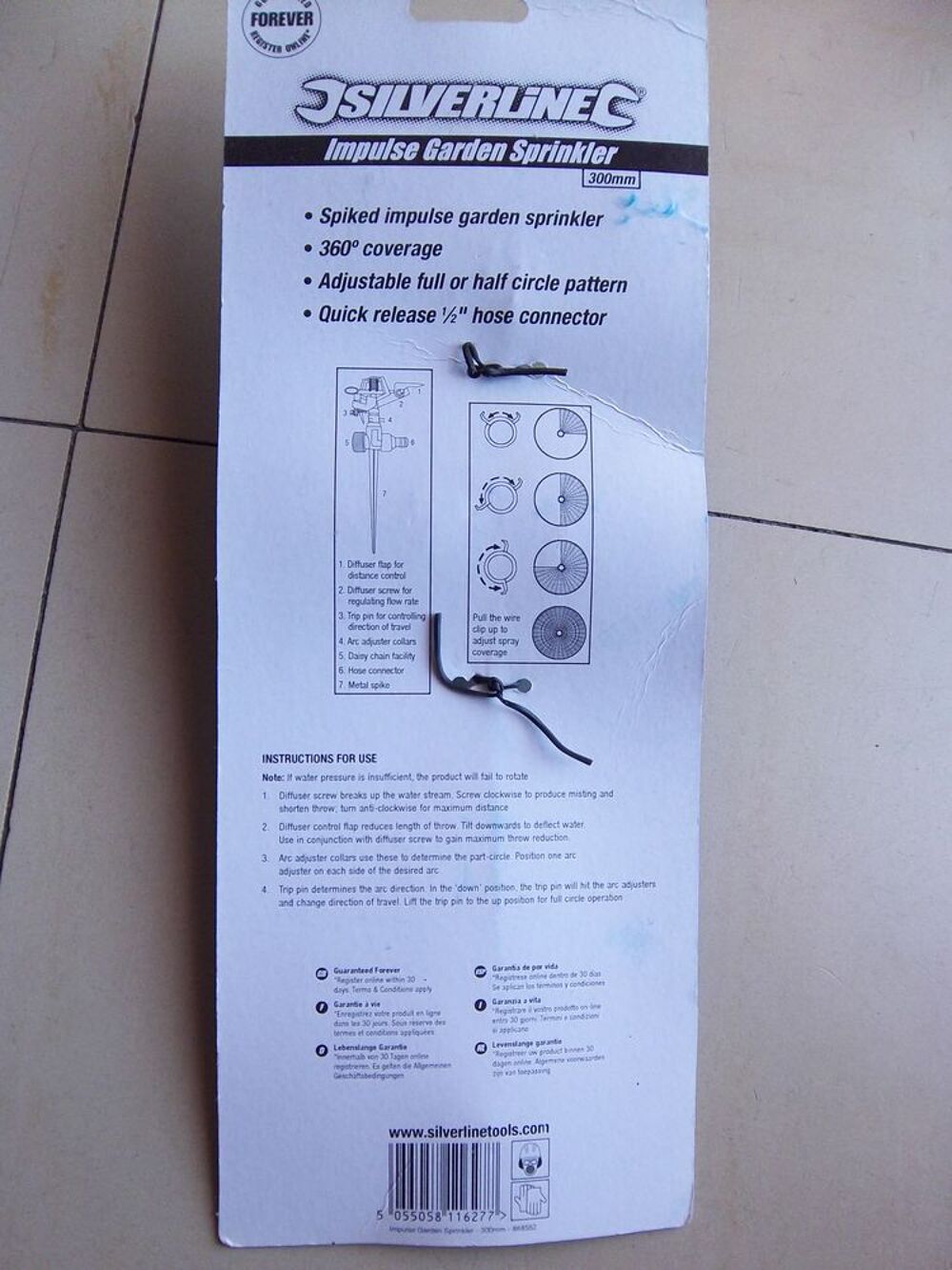 Arroseur sur piquet Jardin