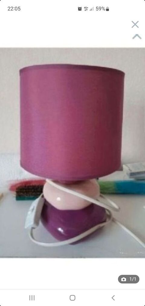 lampe de chevet a galets 8 Bron (69)