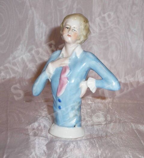 ANCIENNE DEMI-FIGURINE GARCONNE 1930 ART DECO #5469 49 Sergines (89)