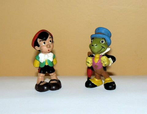 Lot de 2 figurines Pinocchio et Jiminy Cricket - Bullyland 10 Argenteuil (95)