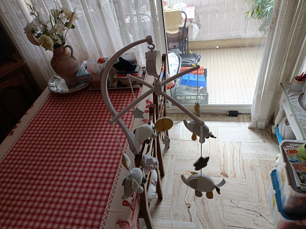 Mobile b&eacute;b&eacute; Sauthon "El&eacute;phants" Mobilier enfants