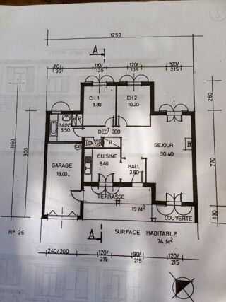  Maison  vendre 3 pices 75 m
