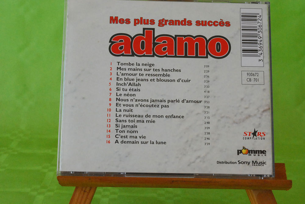 cd adamo
CD et vinyles