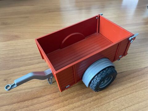 remorque simple essieu (Bruder - made in Germany) 10 Lillebonne (76)