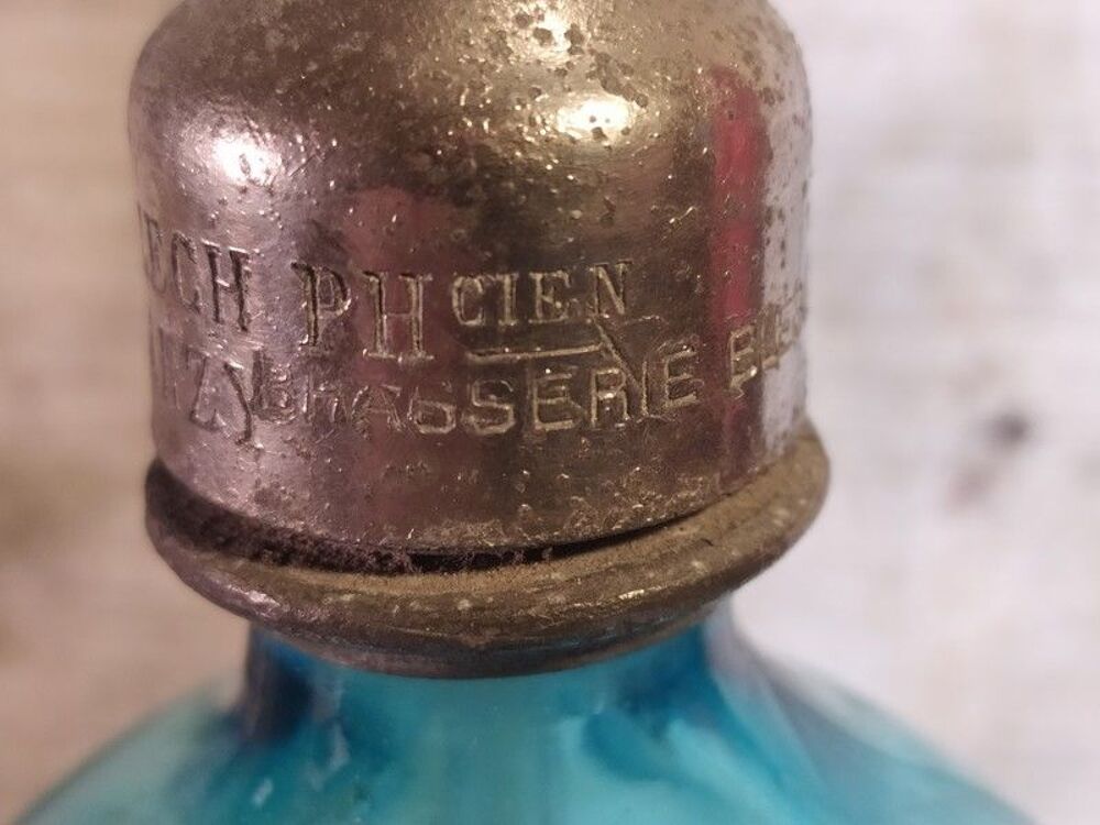 Ancien Siphon Ouraline Publicitaire Foste Montrichard 
