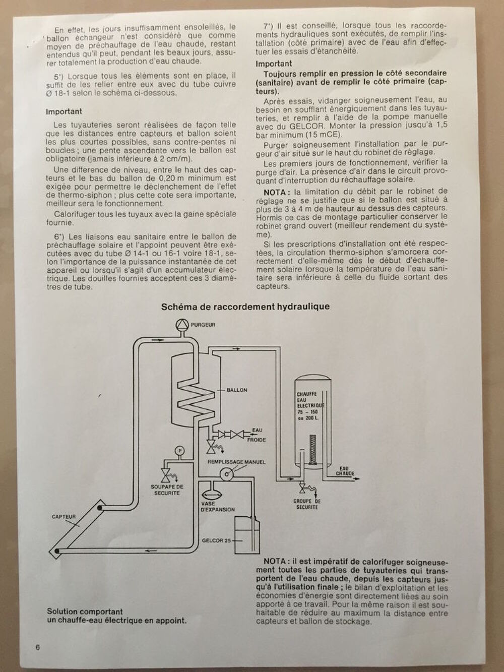 panneaux solaires eau chaude Bricolage