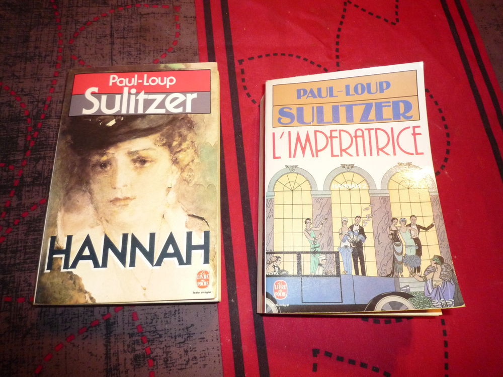 lot de 2 livres Paul Loup Sulitzer
l'imp&eacute;ratrice
Hannah Livres et BD