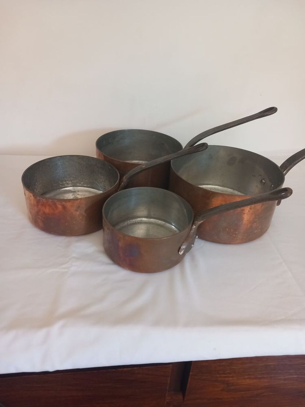  4 casseroles cuivre Cuisine