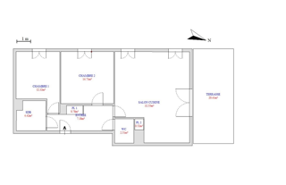  Appartement � vendre 3 pi�ces 75 m� Marseille