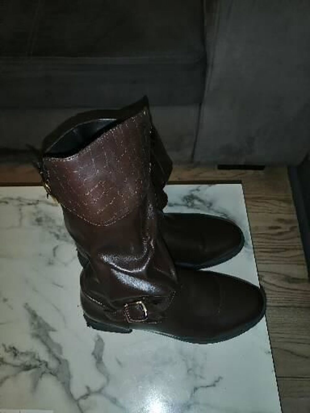 Bottes marron femme Chaussures