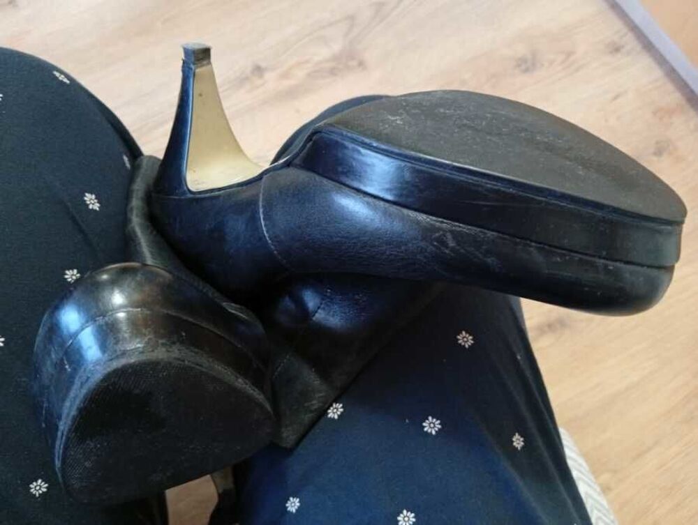 Bottines T. 41 Cuir noir Chaussures