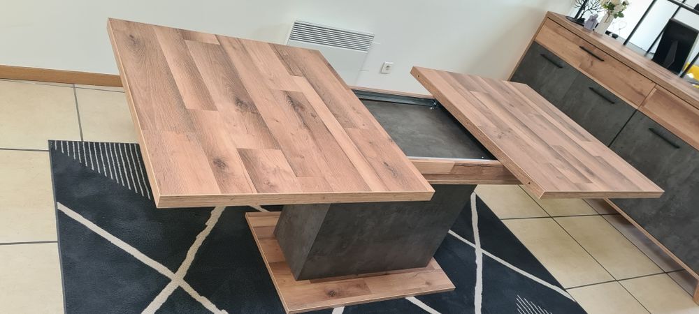 Table &agrave; manger avec 1 rallonge Meubles
