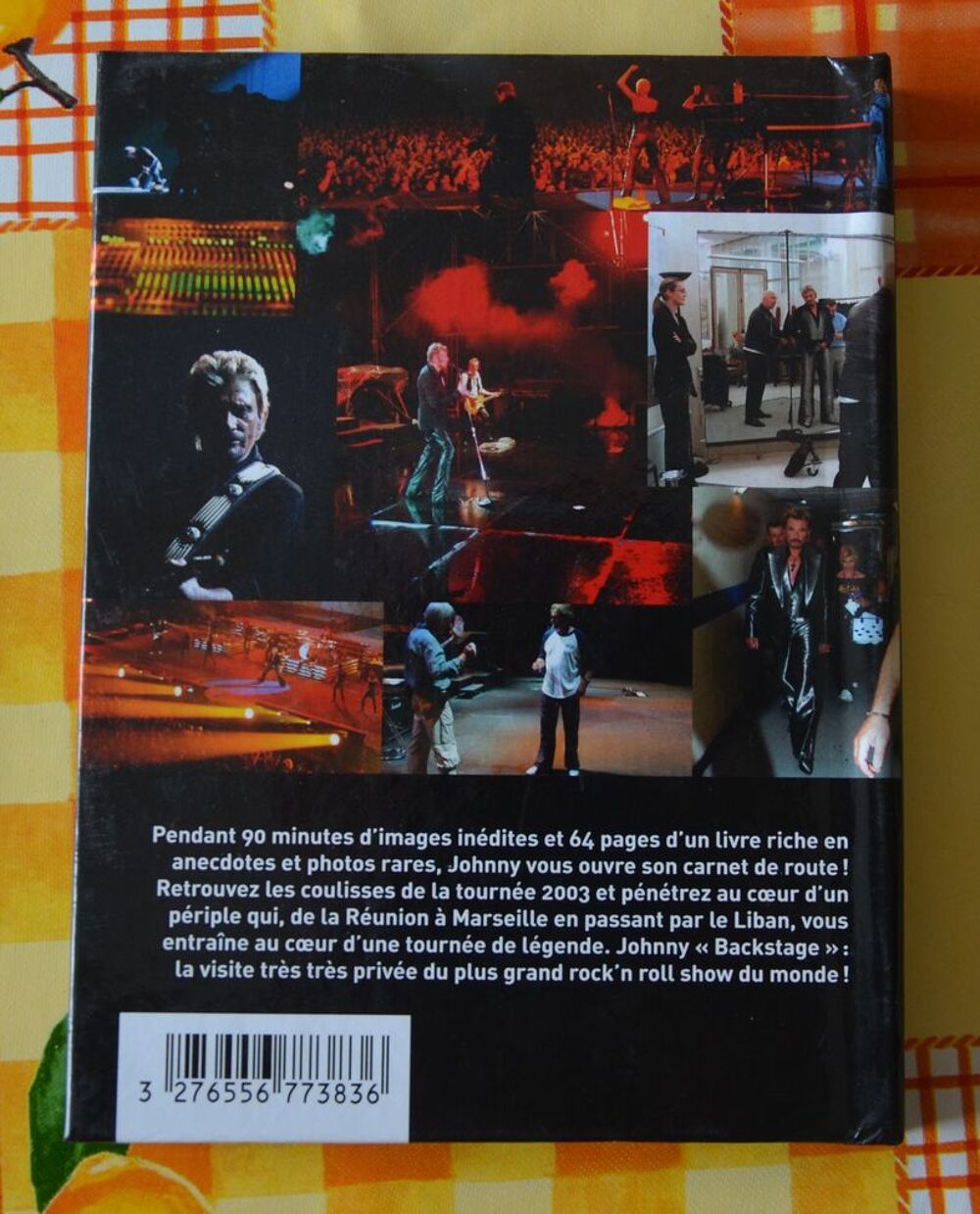 DVD / LIVRE " Johnny HALLYDAY " ..BACKSTAGE DVD et blu-ray