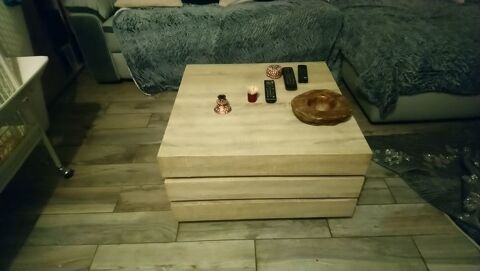 MEUBLE TV et meubles assortis bois clair moderne. 150 Lombron (72)