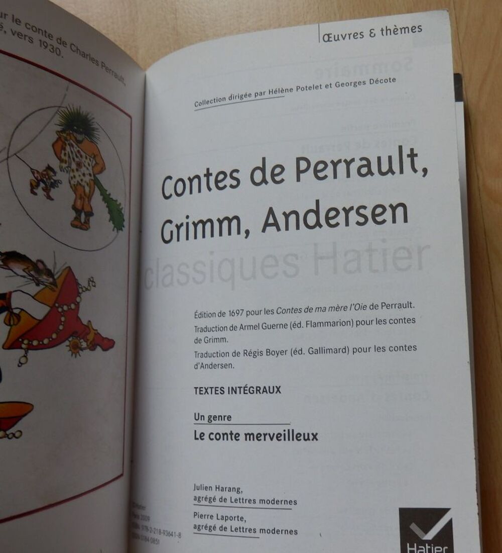 Livre : Contes de Perrault, Grimm, Andersen : NEUF Livres et BD