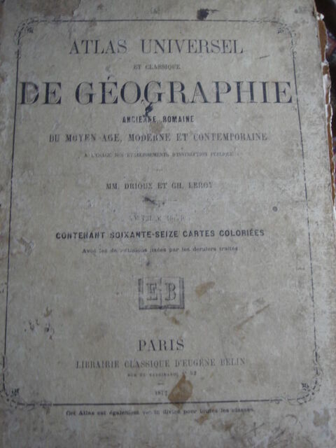atlas universel de gographie 150 Fougres-sur-Bivre (41)