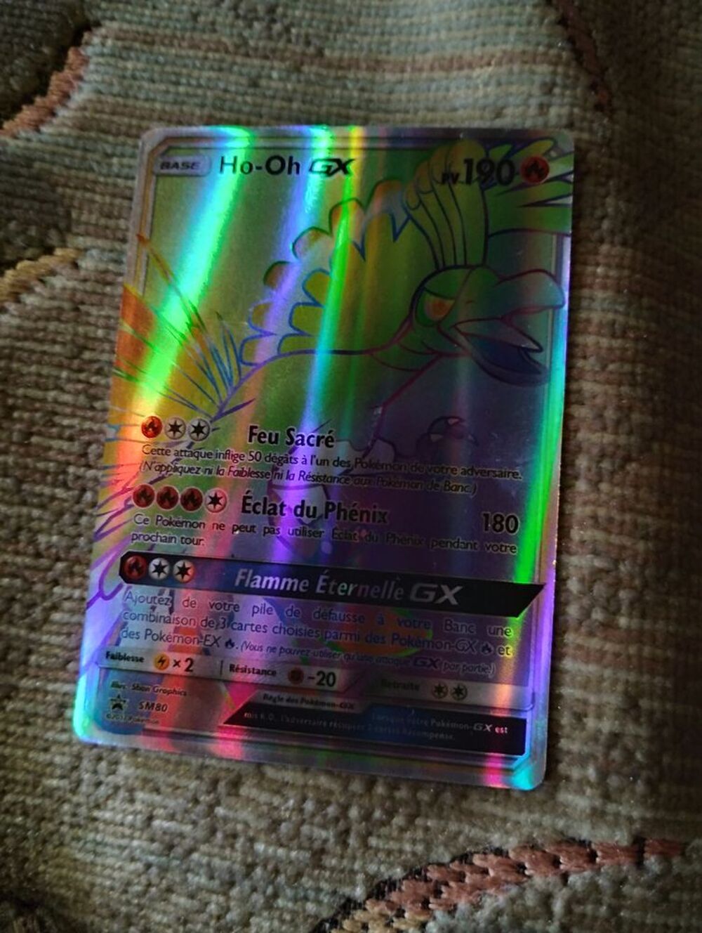 Cartes Pok&eacute;mon GX et V holographiques Jeux / jouets
