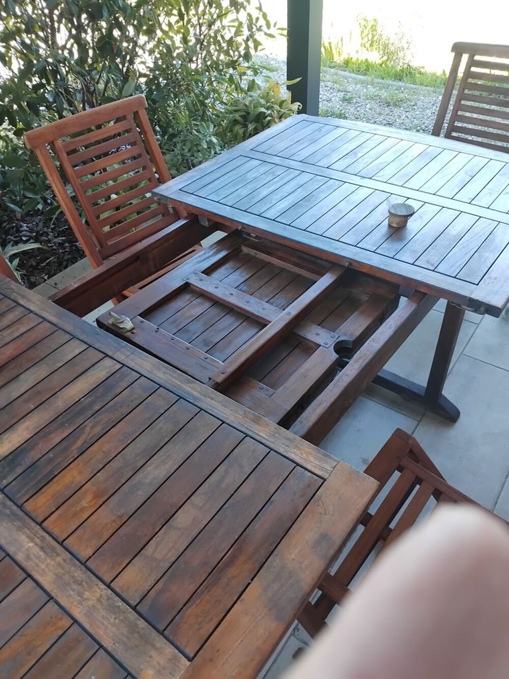 Salon de jardin en teck massif Meubles