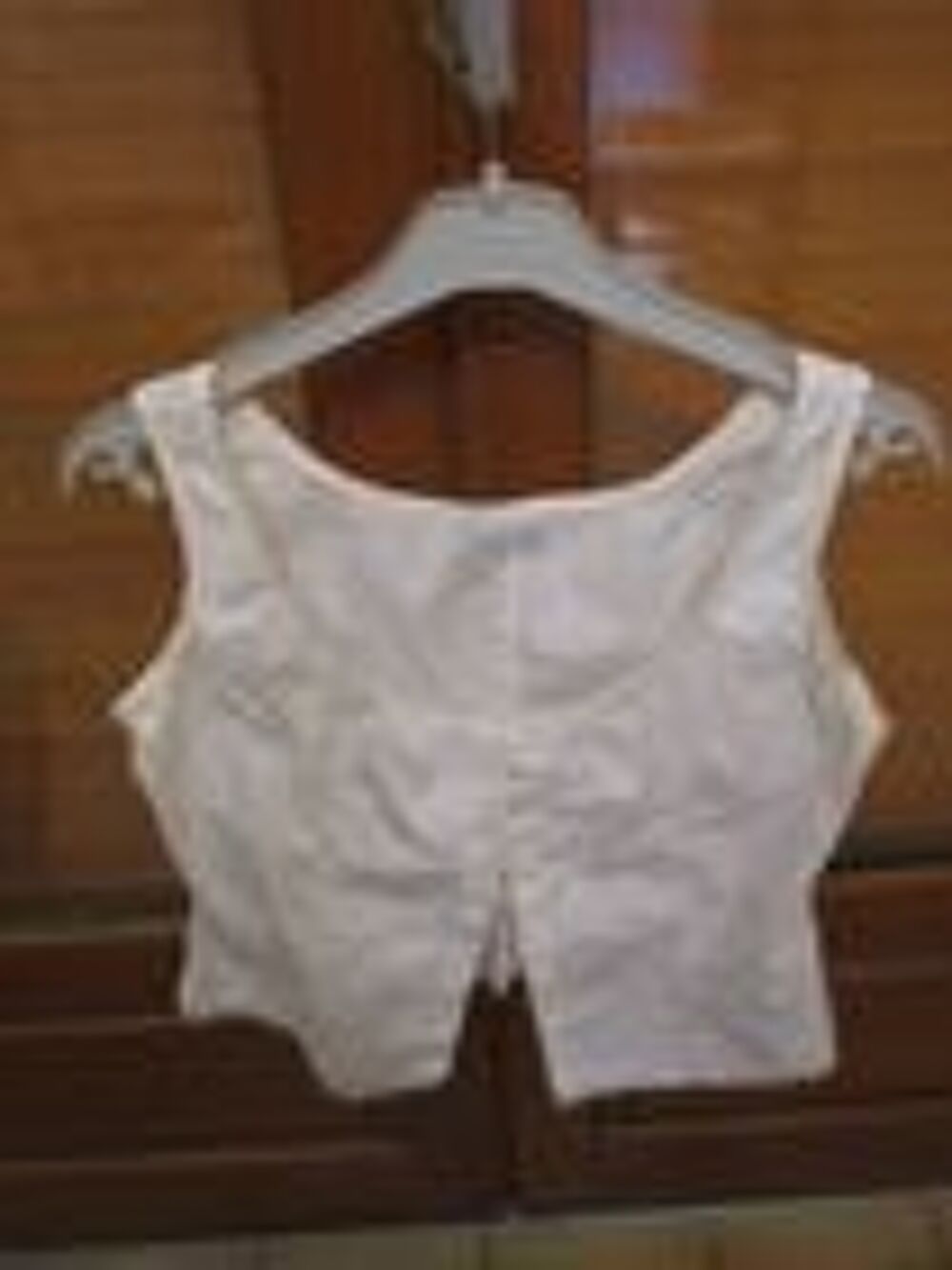 Chemisier blanc sans manches Vêtements