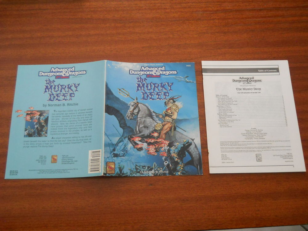 AD&amp;D The Murky Deep Jeux / jouets