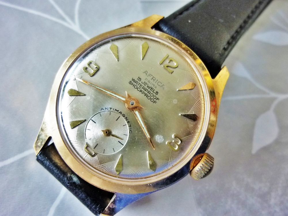 AFRICA PRIMA montre m&eacute;canique 1960 MEC0029 Bijoux et montres