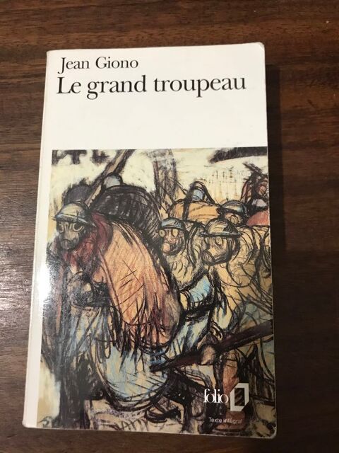 Livre   Le grand troupeau    Jean Giono 3 Saleilles (66)