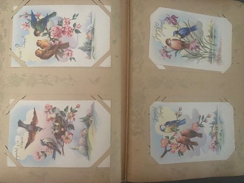 Environ 300 cartes postales sur le th&egrave;me de Paques 