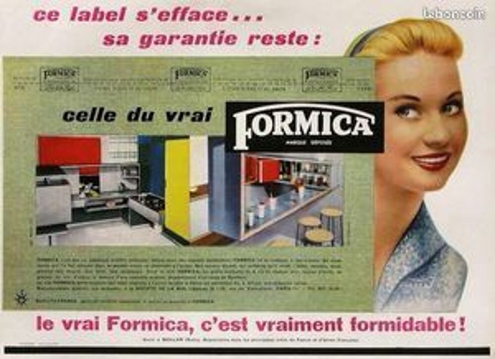 Rare : 4 chaises 1950 formica peugeot jpp peuginox etat neuf 
