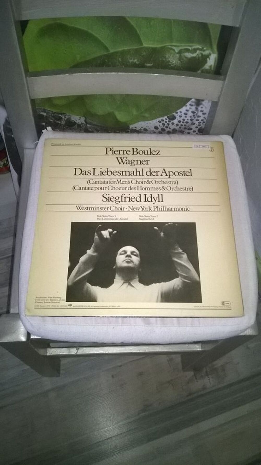 Vinyle Wagner
Das Liebesmahl der Apostel 
Siegfried Idyll CD et vinyles