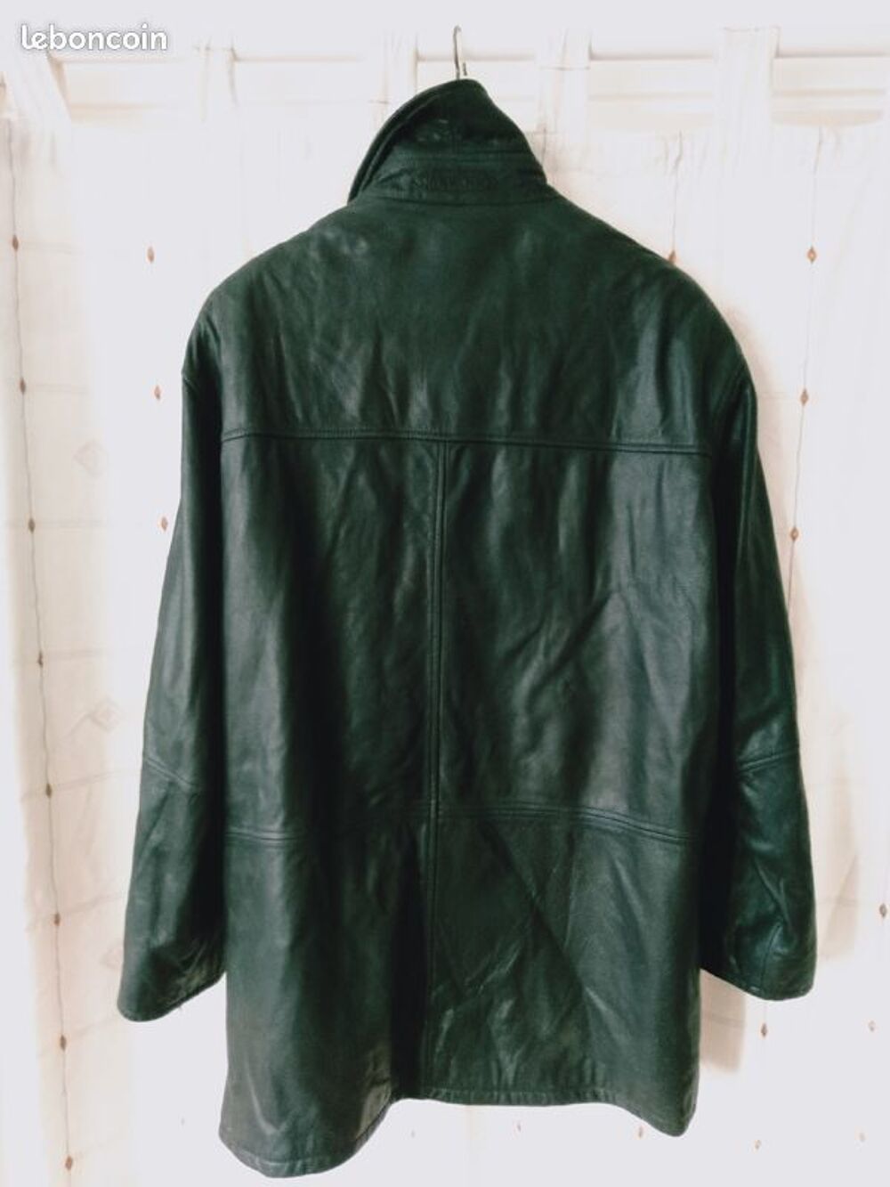 manteau cuir vintage Vêtements