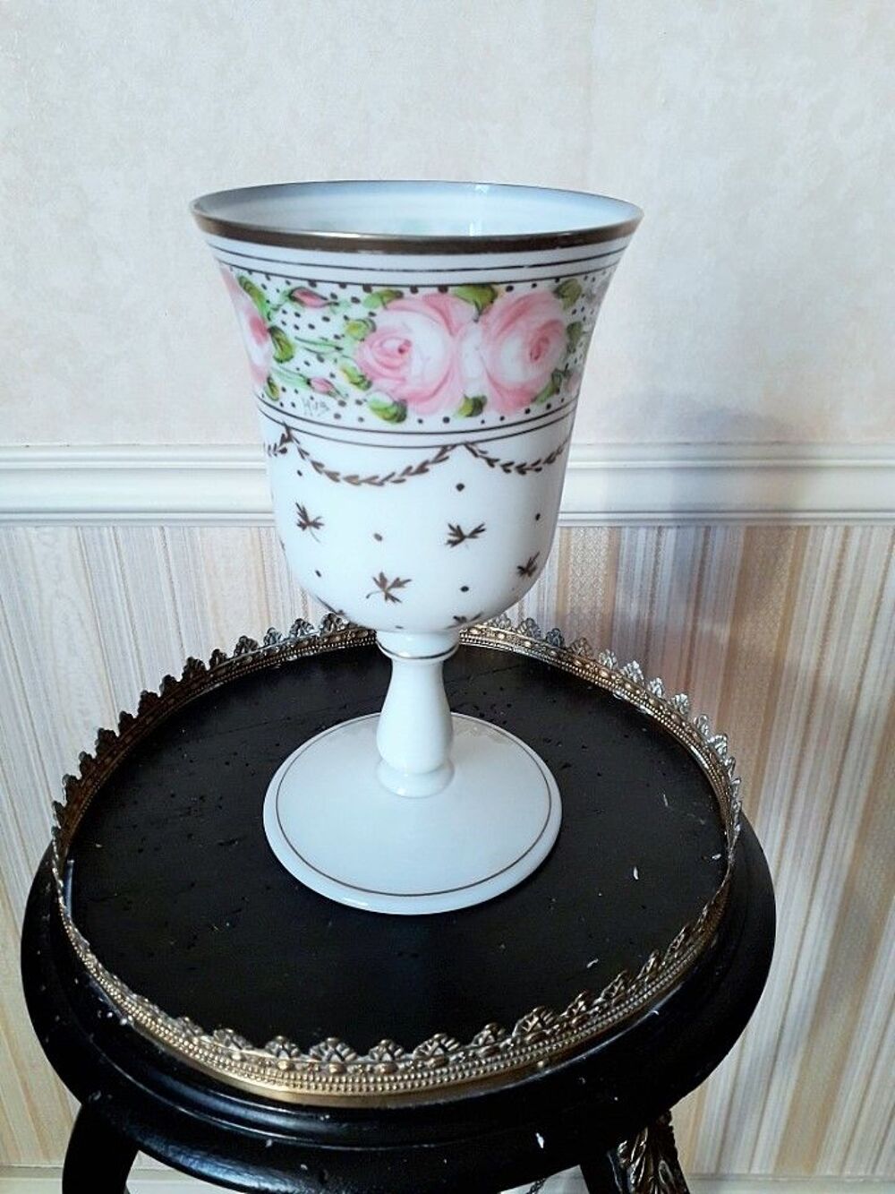 Drageoir en porcelaine sign&eacute; - TBE Décoration