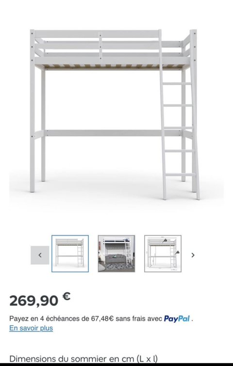 Lit Conforama plus matelas neufs 299 Nice (06)