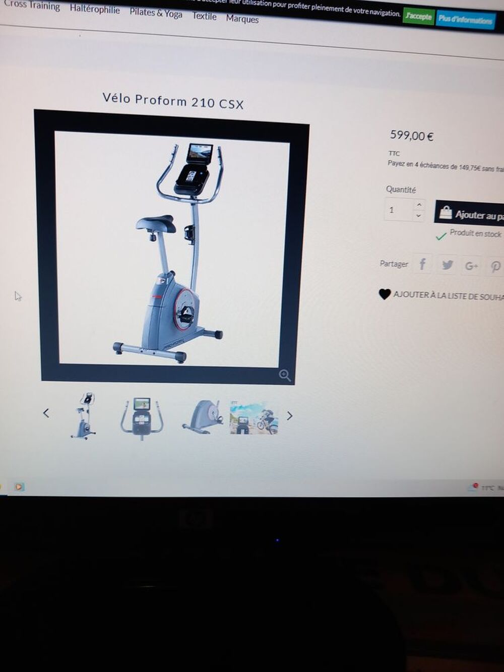 velo d'appartement Sports