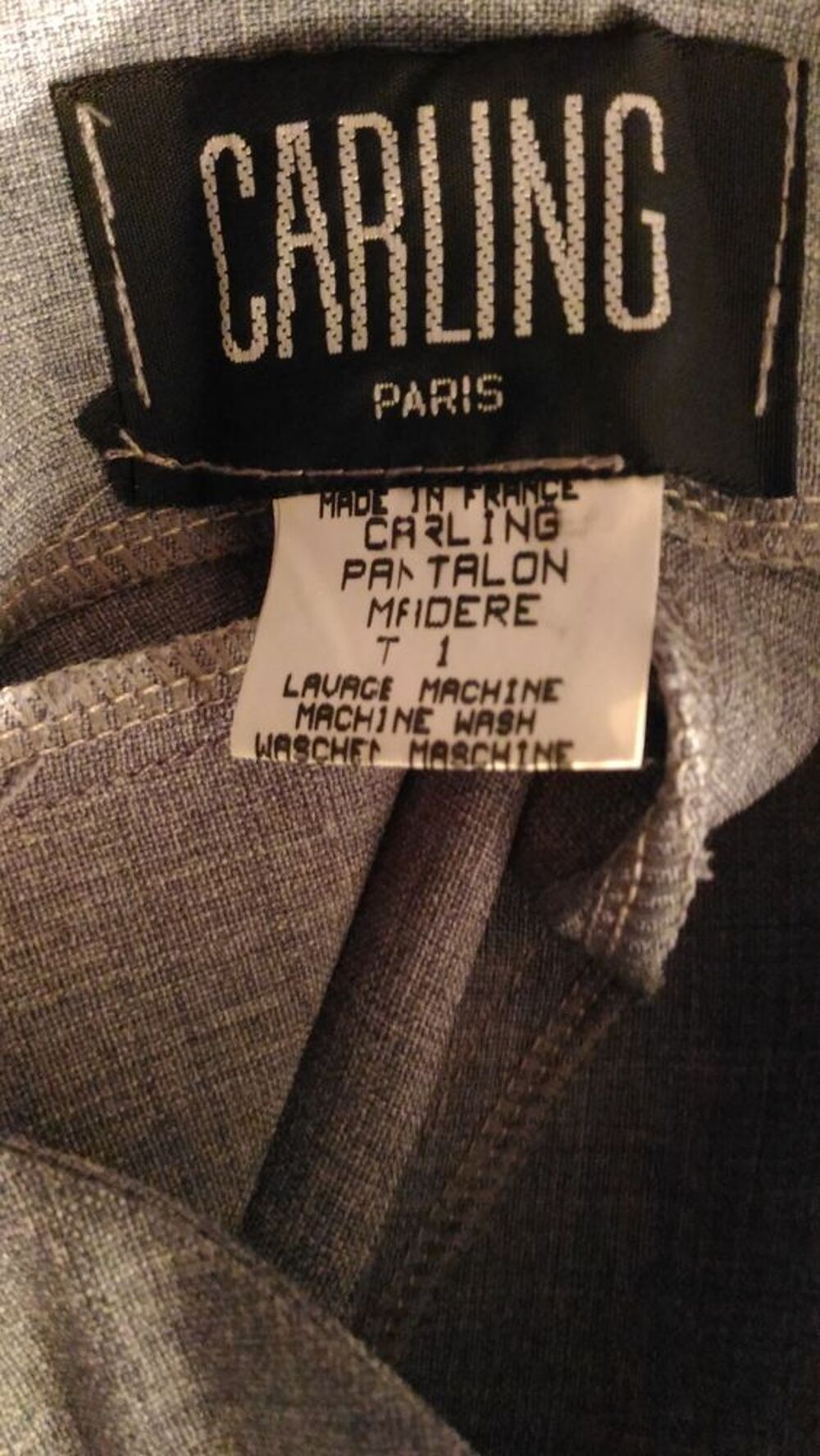 Pantalons CARLING gris Paris femme Vtements