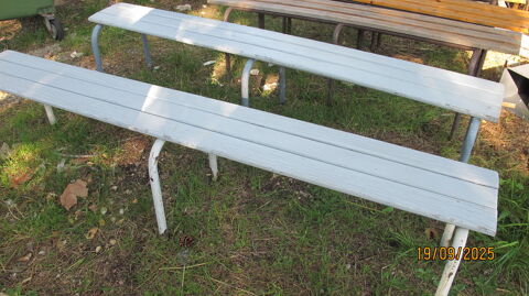 Bancs de jardin en fer et bois très solides 55 Lambesc (13)