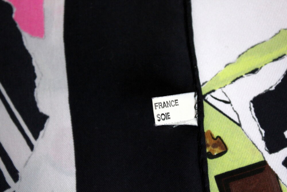 Foulard soie Sun Moon KARL LAGERFELD 1994 Vêtements