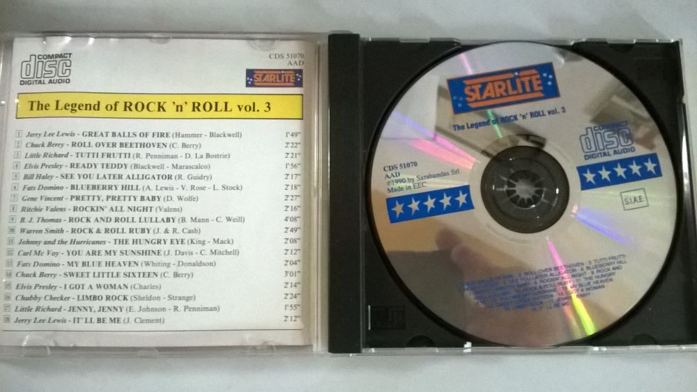 CD The Legend of Rock 'n' Roll Vol. 3 
Les meilleurs des 60 CD et vinyles