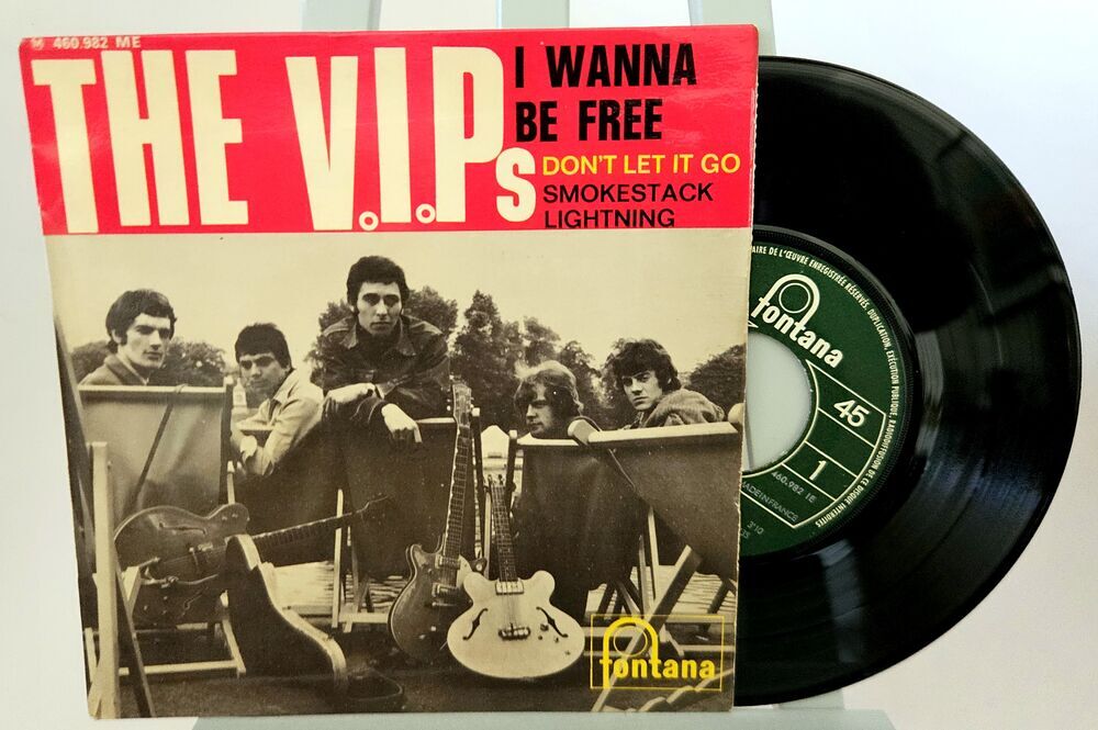 45T - The VIPs - I Wanna Be Free CD et vinyles