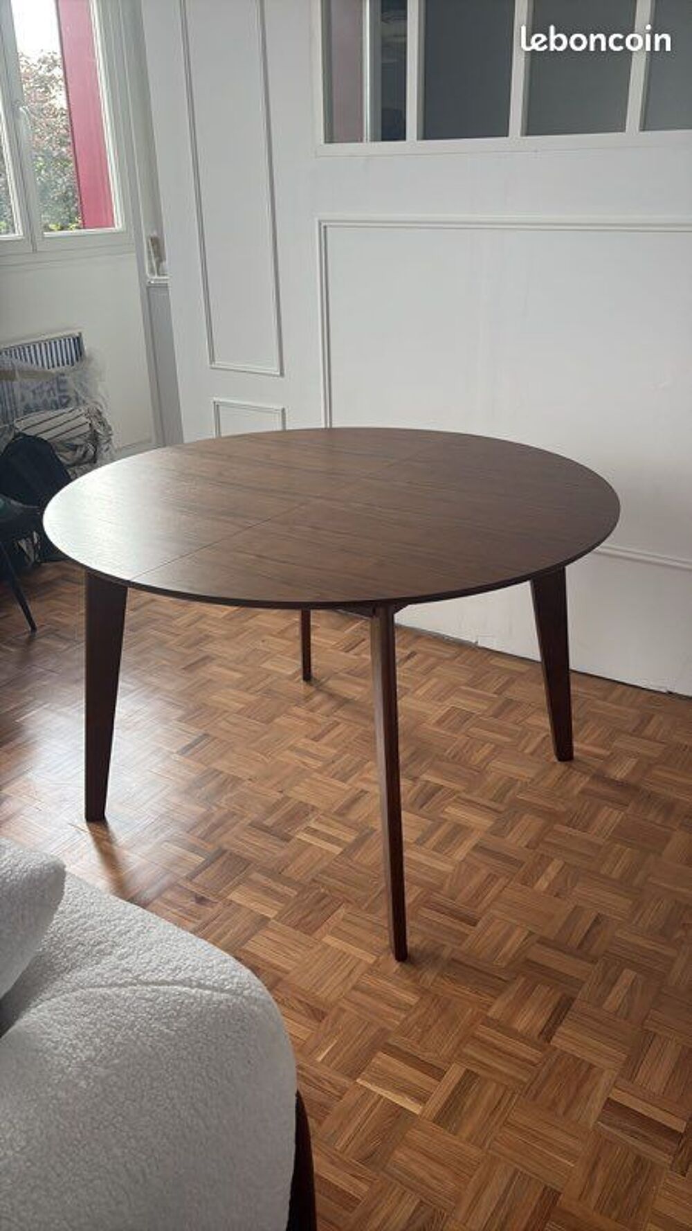 TABLE RONDE EXTENSIBLE NOYER Meubles