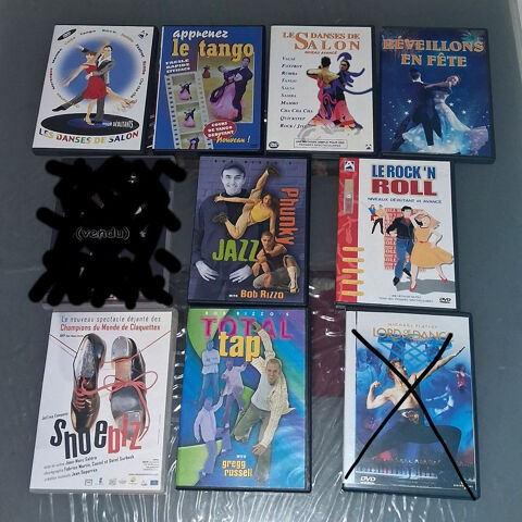 Lot 8 DVD cours de danse 3 Nîmes (30)