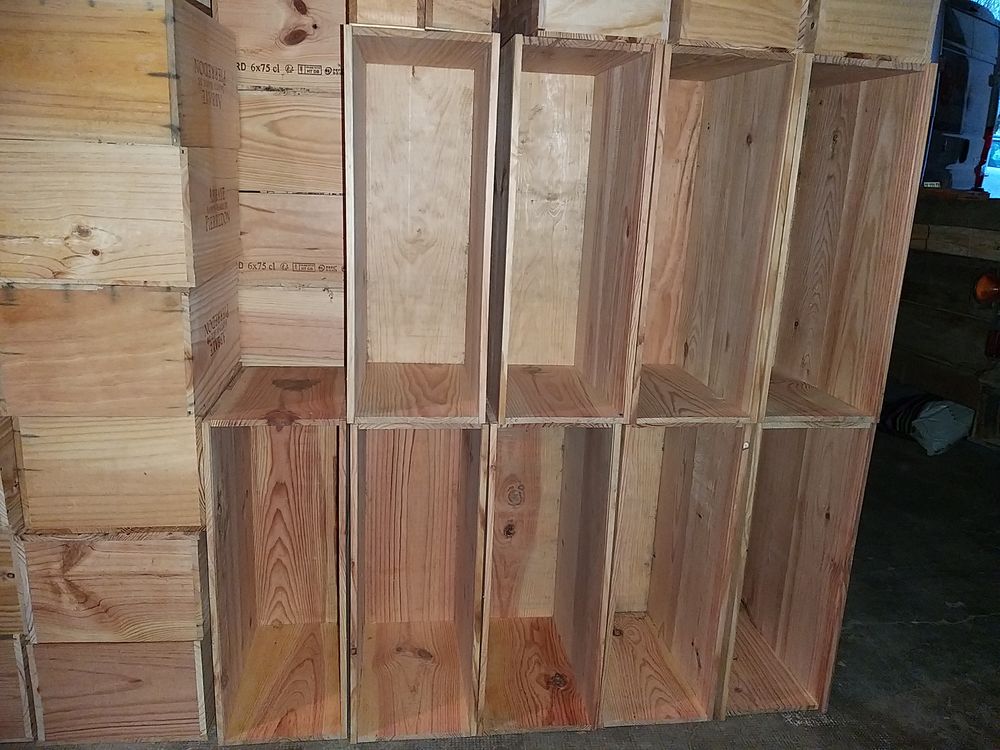 Envoi de caisses de vin bois Décoration