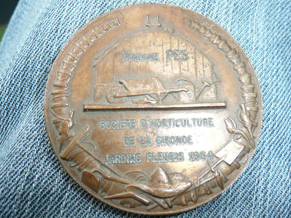 M&eacute;daille bronze Flore Soci&eacute;t&eacute; d'horticulture 