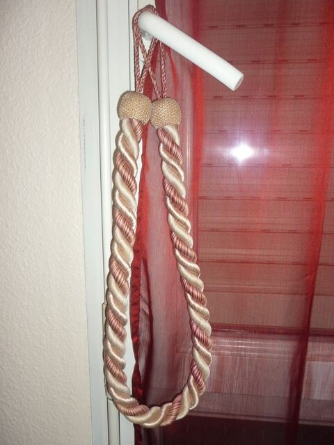 3 embrasses rideaux en corde tress�e 15 Bon-Encontre (47)