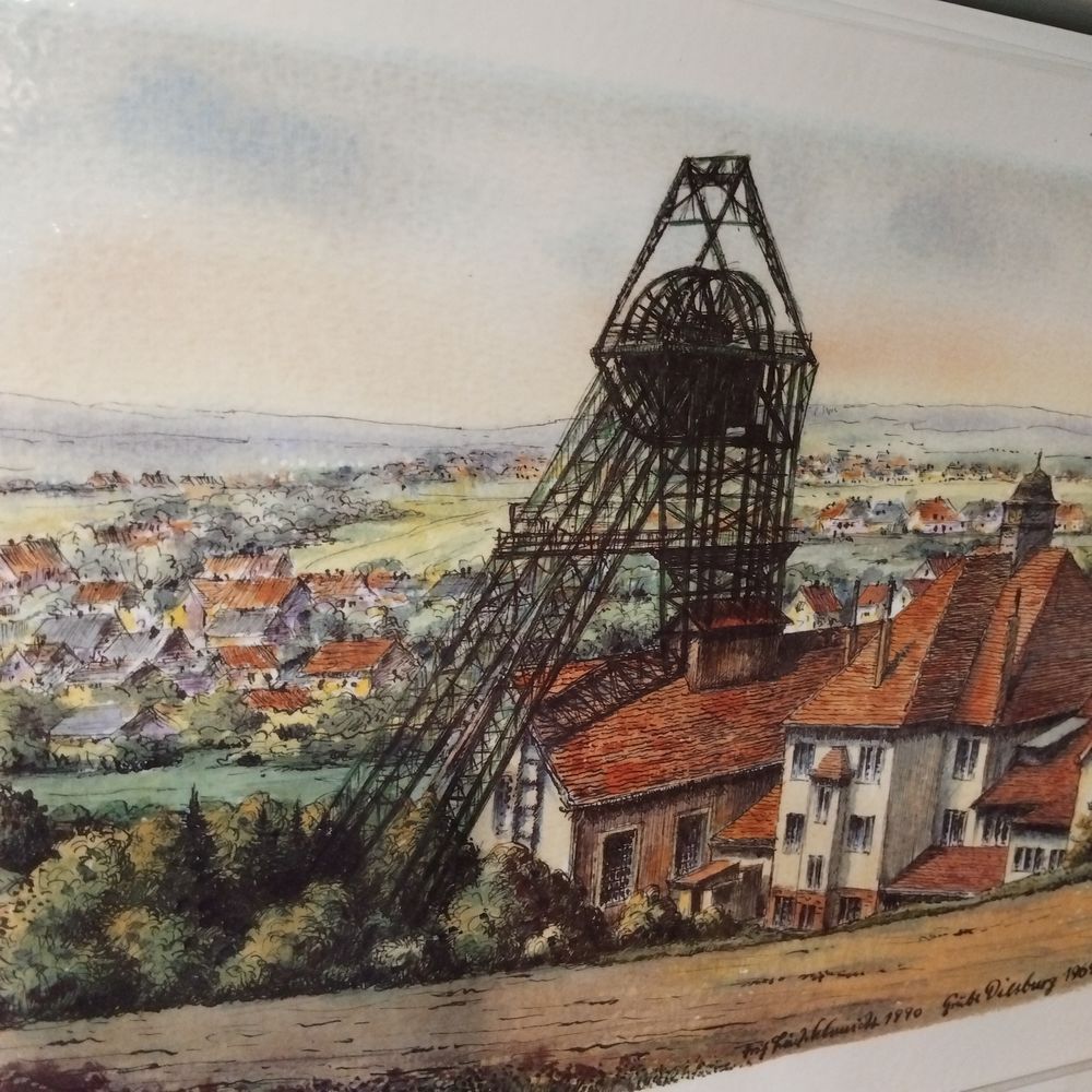 aquarelle oeuvre de fritz Ludwig Schmidt 