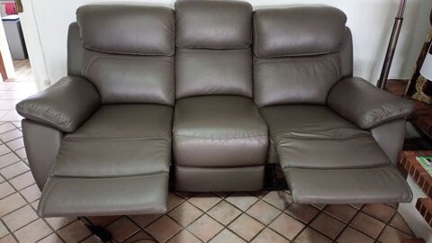 de canap� gris imitation cuir 250 D�ville-L�s-Rouen (76)