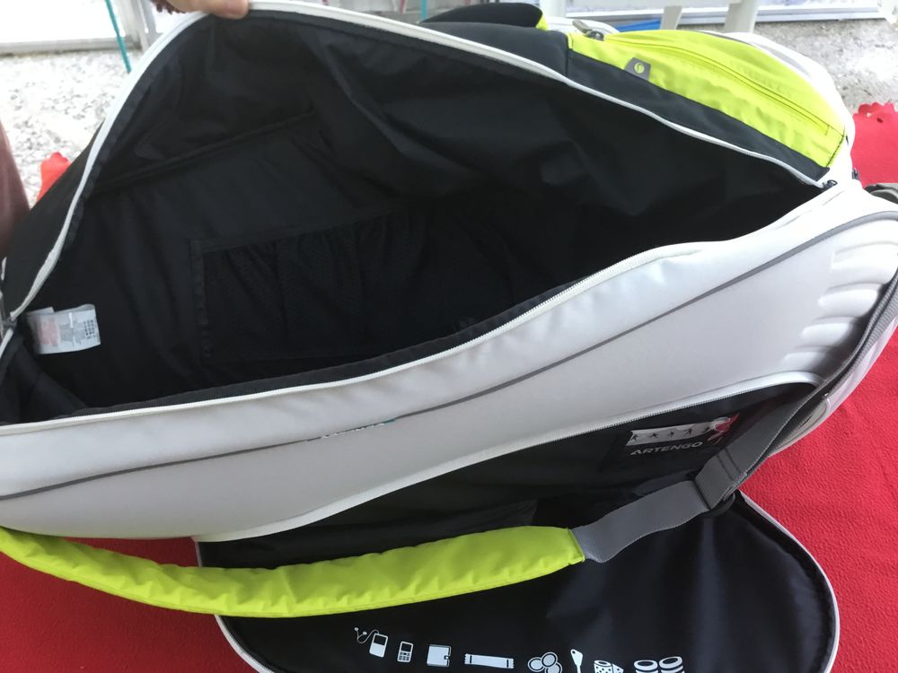 Sac de transport &agrave; dos et main : Tennis Artengo Sports